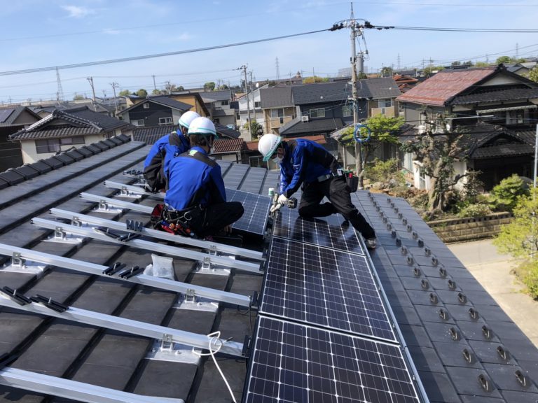 太陽光パネル設置工事🌞